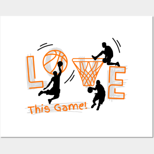 Love this game basketball boys Posters and Art